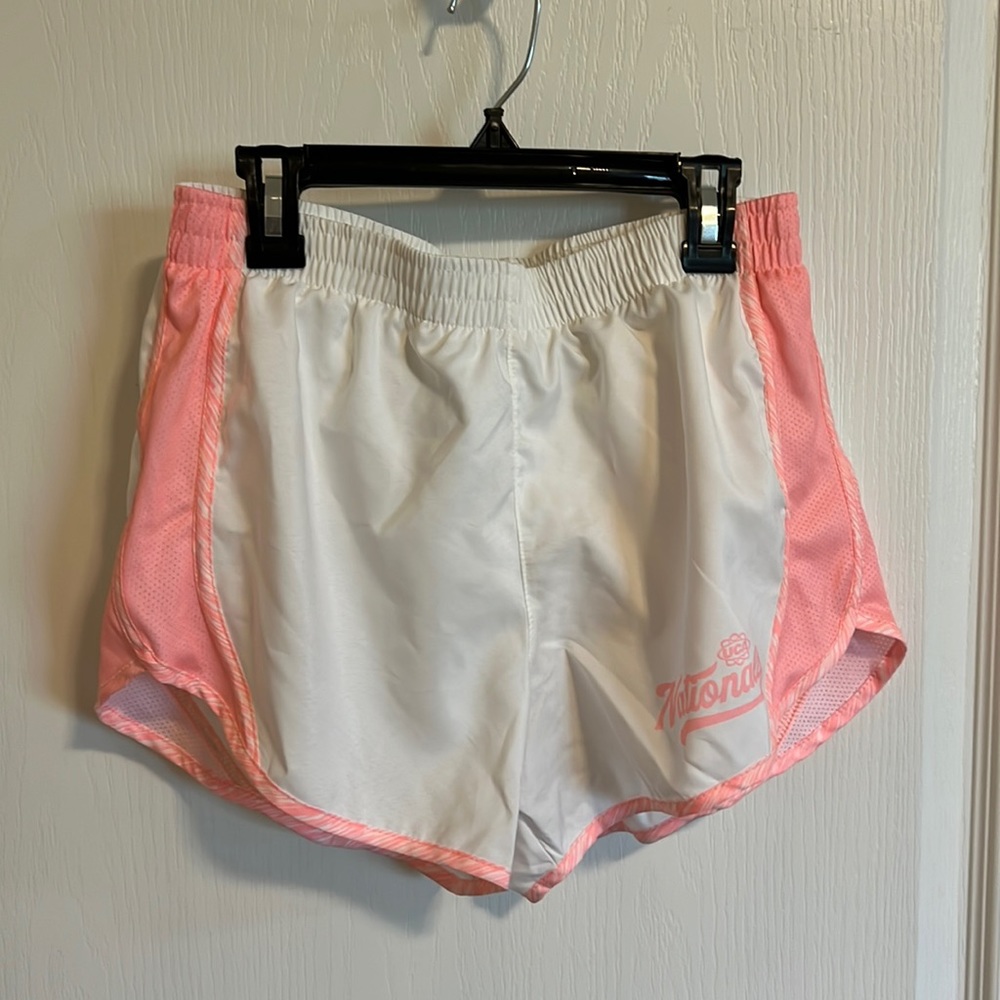 Varsity Shorts !! White and Pink !!